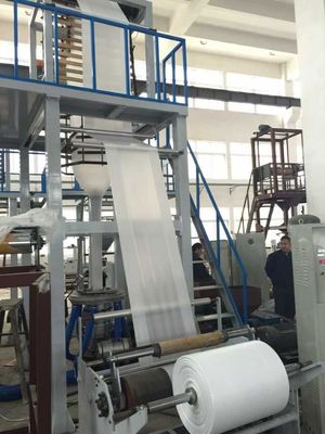 China High Speed PE Film Blowing Machine ABA Three Layer Co - Extrusion supplier