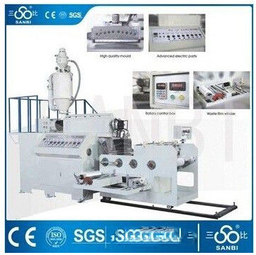 China Single Layer Stretch Film Making Machine , HDPE LDPE Film Blowing Machine supplier